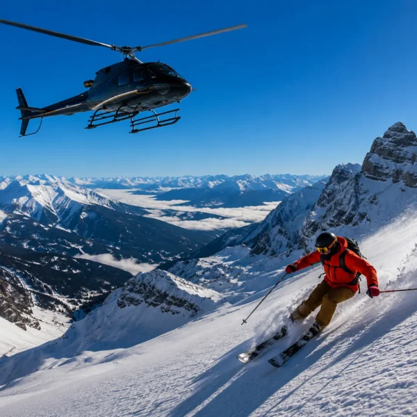 HELI-SKIING IN KASHMIR